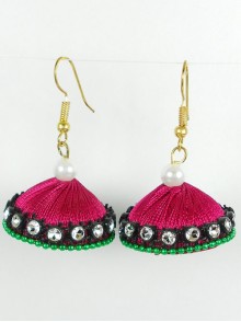 Silk Thread Earrings